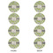 Wild Daisies Round Linen Placemats - APPROVAL Set of 4 (double sided)