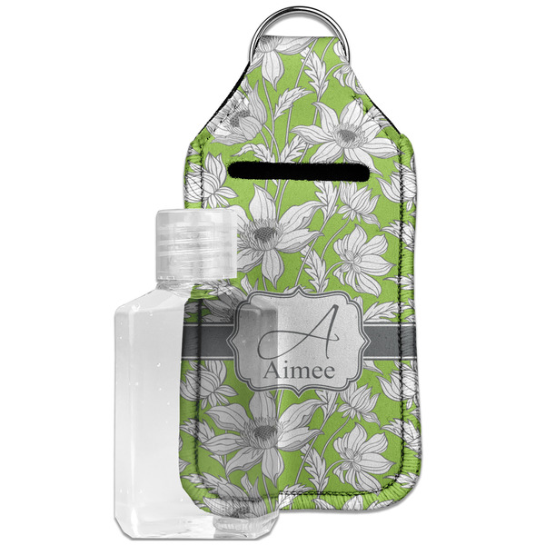 Custom Wild Daisies Hand Sanitizer & Keychain Holder - Large (Personalized)