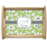 Wild Daisies Natural Wooden Tray - Large (Personalized)