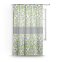 Wild Daisies Sheer Curtain - 50"x84"