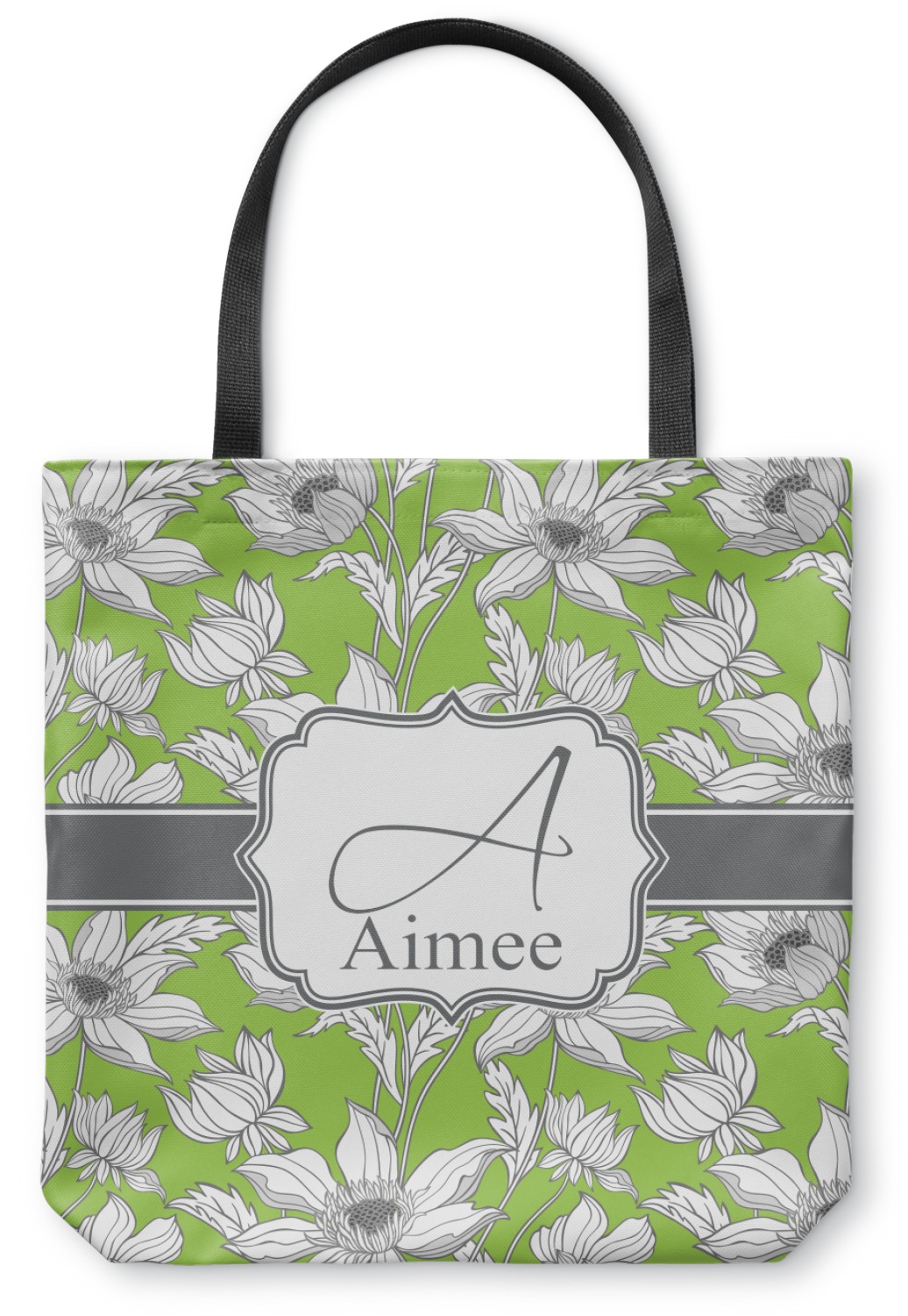 Wild Daisies Canvas Tote Bag (Personalized) - YouCustomizeIt