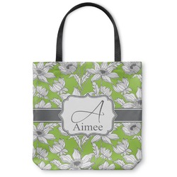 Wild Daisies Canvas Tote Bag - Small - 13"x13" (Personalized)