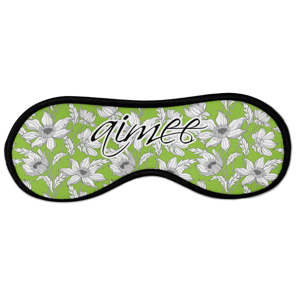 Custom Wild Daisies Sleeping Eye Masks - Large (Personalized)