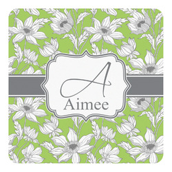Wild Daisies Square Decal - Small (Personalized)