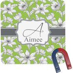 Wild Daisies Square Fridge Magnet (Personalized)