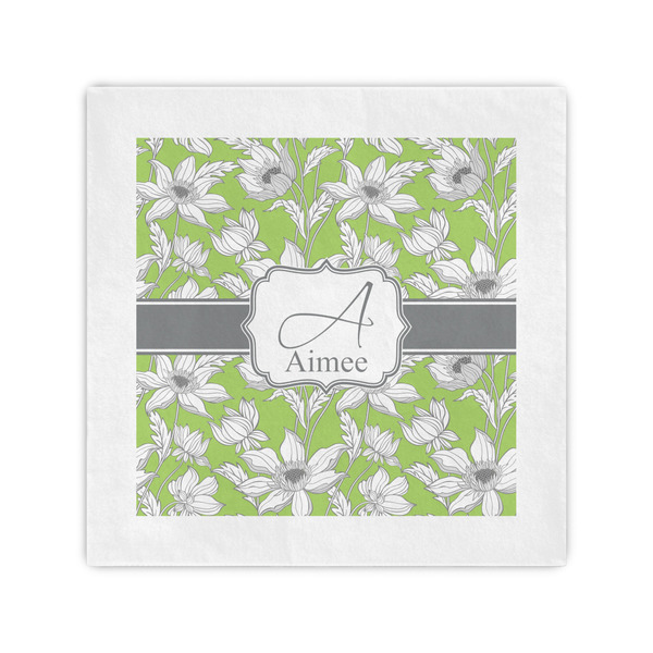 Custom Wild Daisies Standard Cocktail Napkins (Personalized)