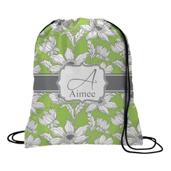 Wild Daisies Drawstring Backpack - Medium (Personalized)
