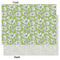 Wild Daisies Tissue Paper - Lightweight - Large - Front & Back