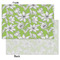 Wild Daisies Tissue Paper - Lightweight - Small - Front & Back