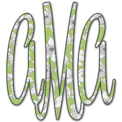 Wild Daisies Monogram Decal - Small (Personalized)