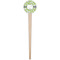 Wild Daisies Wooden 4" Food Pick - Round - Single Pick