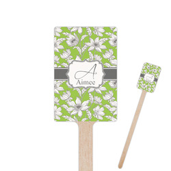 Wild Daisies 6.25" Rectangle Wooden Stir Sticks - Single Sided (Personalized)