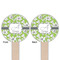 Wild Daisies Wooden 6" Food Pick - Round - Double Sided - Front & Back
