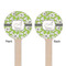 Wild Daisies Wooden 6" Stir Stick - Round - Double Sided - Front & Back