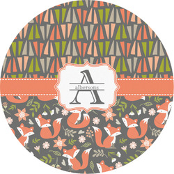 Fox Trail Floral Multipurpose Round Labels - 2" (Personalized)