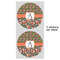 Fox Trail Floral 5" Multipurpose Round Label - Sheet