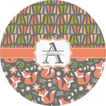 Fox Trail Floral Multipurpose Round Labels - 5" (Personalized)