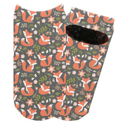 Fox Trail Floral Adult Ankle Socks