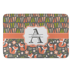 Fox Trail Floral Anti-Fatigue Kitchen Mat (Personalized)