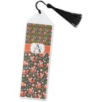 Fox Trail Floral Book Mark w/Tassel (Personalized)