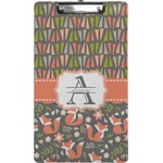 Fox Trail Floral Clipboard (Legal Size) (Personalized)