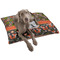 Fox Trail Floral Dog Bed - Large LIFESTYLE