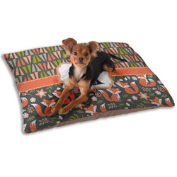 Fox Trail Floral Dog Bed - Small w/ Name and Initial