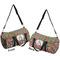 Fox Trail Floral Duffle bag small front and back sides