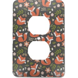 Fox Trail Floral Electric Outlet Plate