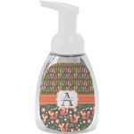 Fox Trail Floral Foam Soap Bottle - White (Personalized)