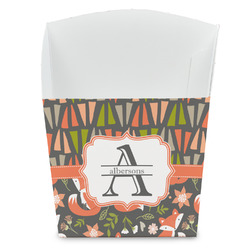 Fox Trail Floral French Fry Favor Boxes (Personalized)