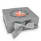 Fox Trail Floral Gift Boxes with Magnetic Lid - Silver - Front