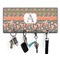 Fox Trail Floral Key Hanger w/ 4 Hooks & Keys