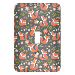 Fox Trail Floral Light Switch Cover (Single Toggle)
