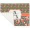 Fox Trail Floral Linen Placemat - Folded Corner (single side)