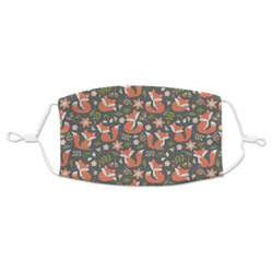 Fox Trail Floral Adult Cloth Face Mask - Standard