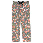 Fox Trail Floral Mens Pajama Pants - 2XL