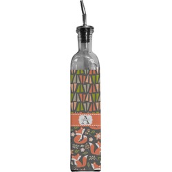 Fox Trail Floral Oil Dispenser Bottle (Personalized)
