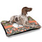 Fox Trail Floral Outdoor Dog Beds - Large - IN CONTEXT