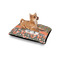 Fox Trail Floral Outdoor Dog Beds - Small - IN CONTEXT