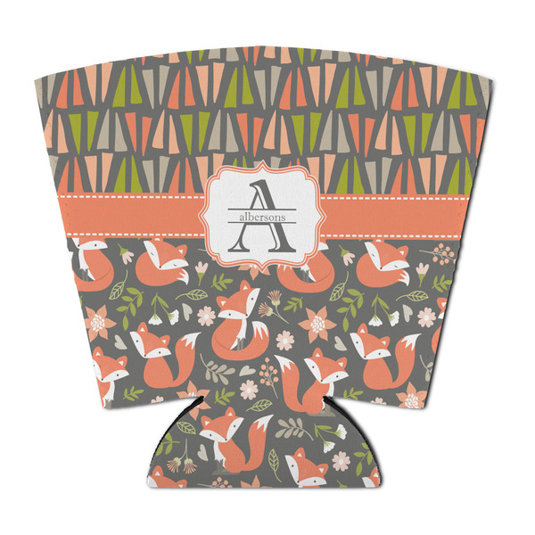 Custom Fox Trail Floral Party Cup Sleeve - with Bottom (Personalized)