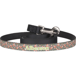 Fox Trail Floral Dog Leash (Personalized)