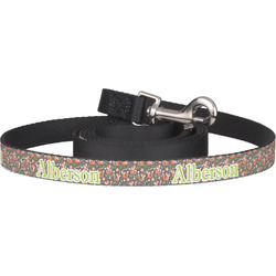 Fox Trail Floral Dog Leash (Personalized)