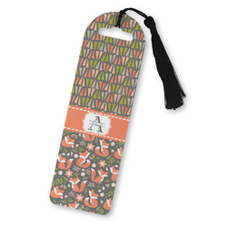 Fox Trail Floral Plastic Bookmark (Personalized)