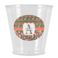 Fox Trail Floral Plastic Shot Glass (Personalized)