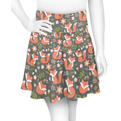 Fox Trail Floral Skater Skirt - X Large