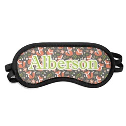 Fox Trail Floral Sleeping Eye Mask - Small (Personalized)