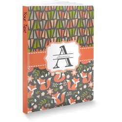 Fox Trail Floral Softbound Notebook - 5.75" x 8" (Personalized)