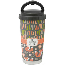 Fox Trail Floral Stainless Steel Coffee Tumbler (Personalized)