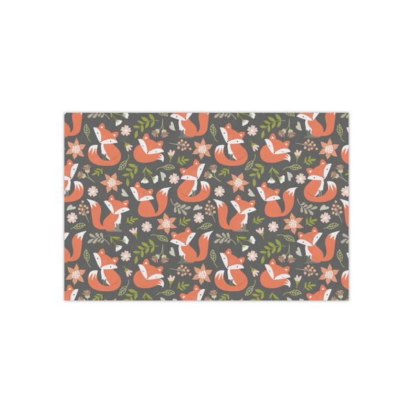 Custom Fox Trail Floral Small Tissue Papers Sheets - Lightweight